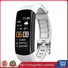 Electronic Watch Waterproof Fitness Tracker for Outdoor Exercises (White)