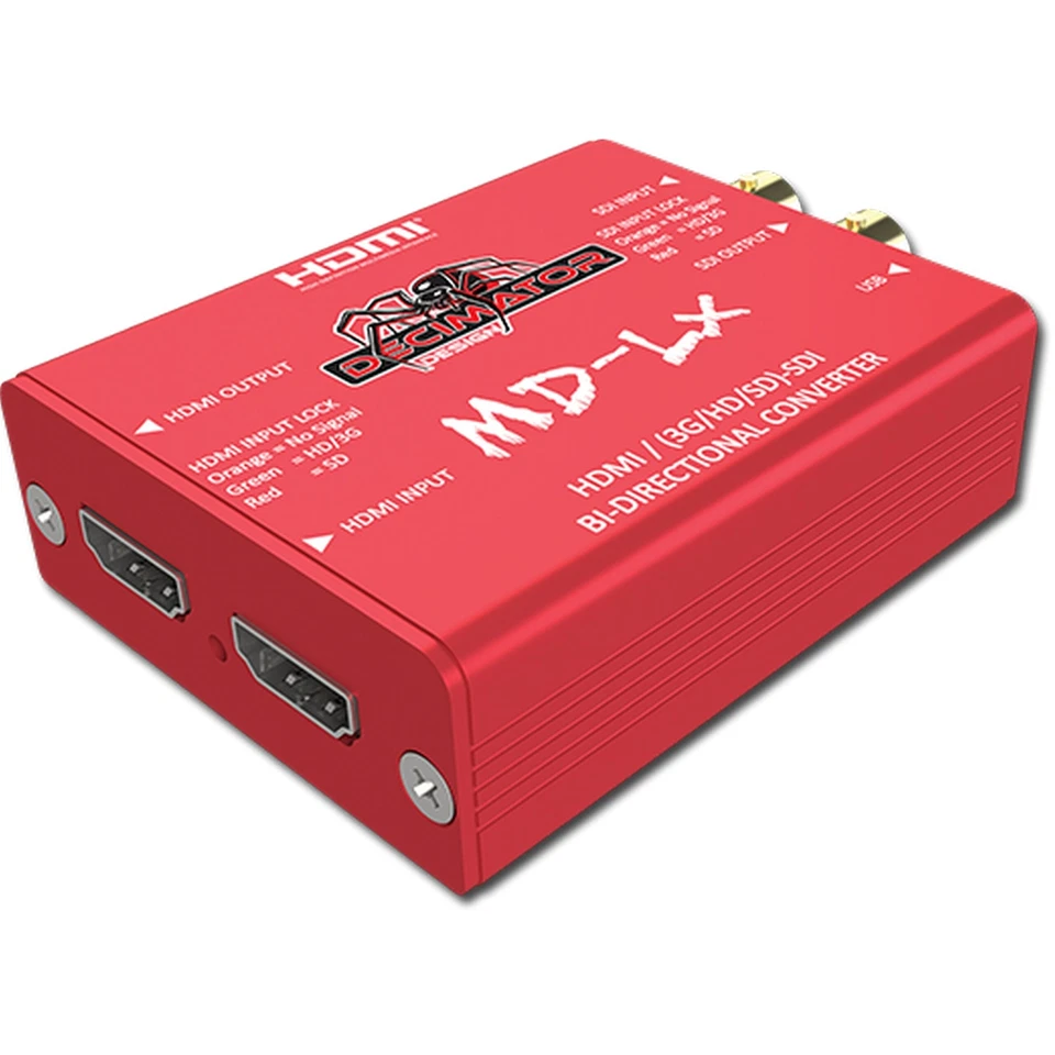 Decimator Design MD-LX HDMI/SDI Bi-Directional Converter - Compatible with HDMI - Image 1 of 1