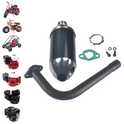 Kit de silenciador de escape para Coleman Powersports CT200U BT200X KT196 MB200 Go Kart - Imagem 1 de 4