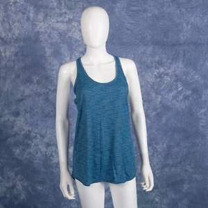 LULULEMON ATHLETICA Essential Tank Heathered Jet Set Blue Sz 8 - Picture 1 of 3