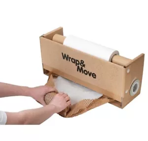 Honeycomb Kraft Paper Wrap in Box with White Tissue Paper Packaging 510mm x 134m - Picture 1 of 5