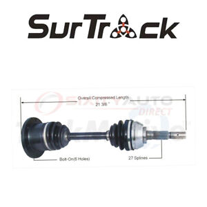 SurTrack GM-8136 CV Axle Shaft for Constant Velocity uf