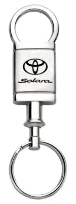 Toyota Solara Satin Chrome Valet Keychain (Silver) - Image 1 of 3