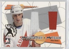 2006-07 In the Game-Used International Ice Signature Series 1/1 Mike Bossy HOF