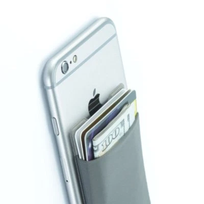 Cartera adhesiva universal para teléfono – Estuche adhesivo para tarjetero para teléfono inteligente Foto 1 de 4