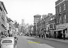 Photo - Lincoln 1956: north up High Street to Cathedral c1956