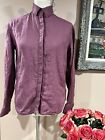 ATHLETA Playa Tawny Rose  Button Linen Long Sleeve Shirt Size XXS $99