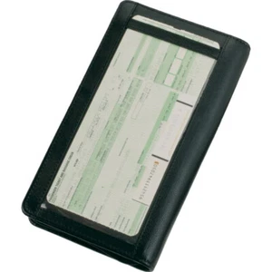 Alassio Reiseorganizer RFID Tickettasche Reisedokumente Nappaleder schwarz 41002 - Bild 1 von 2