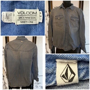 VOLCOM Youth Medium True to This Langarm Jeanshemd mit Knopfleiste - TOP - Bild 1 von 7