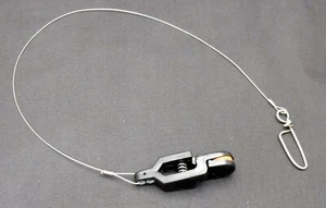 Nice Custom Stainless Downrigger Cable Release w/ Bluewater Research Clip - Picture 1 of 10