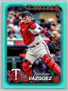 2024 Topps Serie Dos #654 Christian Vázquez Minnesota Twins Aqua - Imagen 1 de 2