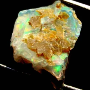 5.00 Cts 100% Natural Ethiopian Opal Rough Welo Fire opal rough 10X15X9 mm BC-25 - Picture 1 of 8