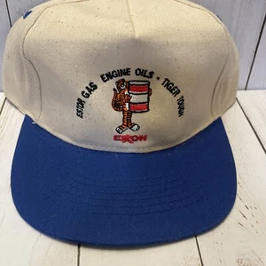 Vintage EXXON Estor Gas Engine Oils Tiger Tough Hat Cap. Never Worn!! Rare! - Picture 1 of 5