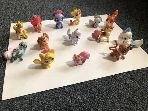Disney Princess Palace Pets Lot of  14 Toys Cake Toppers Cover