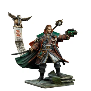 Inquisition Gregor Eisenhorn 75mm bemalte Figur Warhammer 40k Vorverkauf | Mu... - Bild 1 von 9