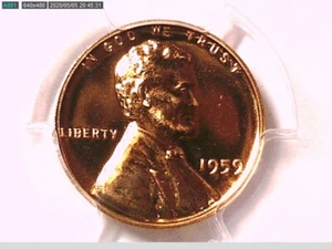 1959 P Lincoln Memorial Cent PCGS PR 68 RD 35101899 Video - Picture 1 of 3