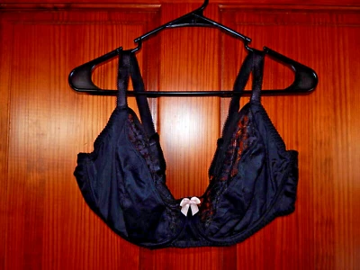 SUJETADOR CON AROS CURVY KATE DRAMA QUEEN ENCAJE NEGRO BALCÓN, SIN FORRO, TALLA 40 H Foto 1 de 3