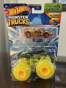 Hot Wheels Monster Trucks Hotweiler Bonus Growler Die-Cast Car 2023 Mattel - Picture 1 of 2