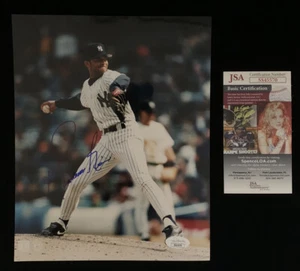 Mariano Rivera New York Yankees EARLY CAREER SIGNED 8x10 Color Photo JSA - Picture 1 of 4