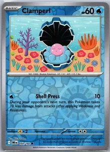 Clamperl -, SV10: Destined Rivals, 054/182, Common - Picture 1 of 2