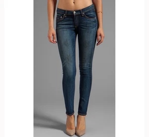 Rag & Bone Jeans Gr. 28 Ölfleck mit Reißverschlussdetails Skinny Distressed - Bild 1 von 11