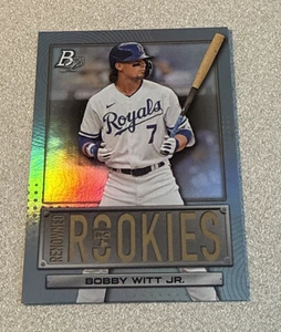 Bowman Platinum 2022 renombrado Rookies RC #RR-13 Bobby Witt Jr. Royals - Imagen 1 de 2