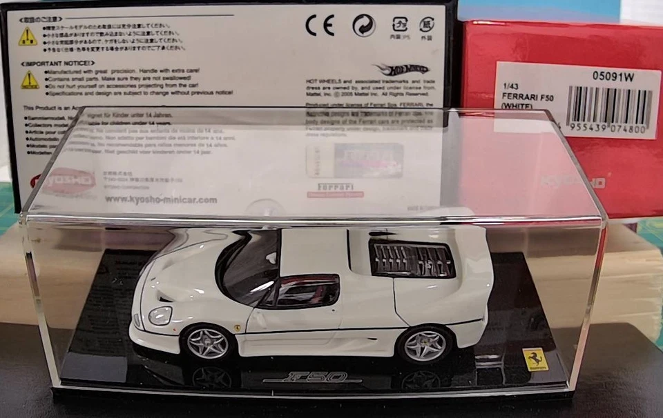 KYOSHO - FERRARI F50 - WHITE - 05091W - 1:43 — 第 1/1 张图片