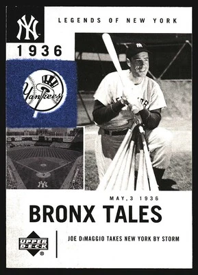 2001 Upper Deck Legends of New York #129 Joe DiMaggio BASEBALL New York Yankees - Image 1 of 2