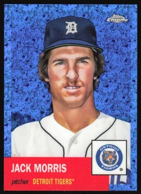 2022 Topps Chrome Platinum Jack Morris #225 Blue Diamond Refractor #'d /199 - Image 1 of 2