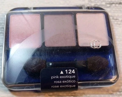 CoverGirl 眼影增强眼影粉色异国情调三重奏 124 停产 HTF — 第 1/2 张图片