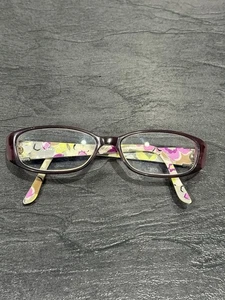 Vera Bradley Reading Glasses Alyssa Portobello Road FRAME ONLY 52-15 137 Purple - Picture 1 of 5