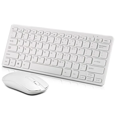 Kabellose Tastatur und Maus Set Wireless Keyboard mit Drahtlose Funkmaus - Bild 1 von 4