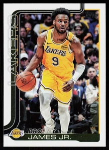 2025-26 Topps Bronny James Jr. #152 Basketball Karte Los Angeles Lakers - Bild 1 von 2