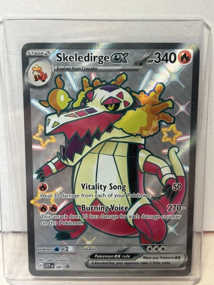 Skeledirge ex 081 Sv: Scarlet & Violet Promo Cards Holo - Image 1 of 1
