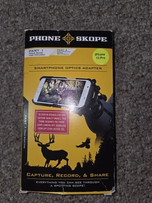 Funda Adaptador Óptica iPhone 13 Pro Teléfono Skope y Adaptador Óptico Universal  Foto 1 de 3