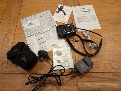 Canon PowerShot G7 10.0MP Digital Camera PC1210 6x zoom 7.4 - 44.4mm Case & Card - Image 1 of 4
