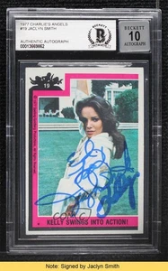 BAS 1977 Topps Charlie's Angels Jaclyn Smith Kelly Gaines BGS Authentic READ ow6 - Picture 1 of 3