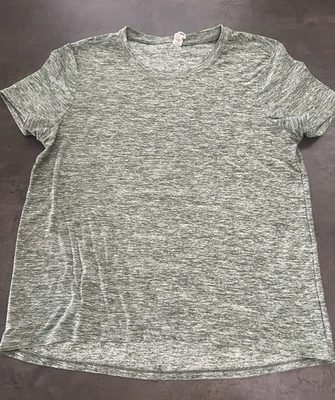 Camiseta deportiva Kyodan para mujer talla pequeña verde cuello redondo manga corta Foto 1 de 4