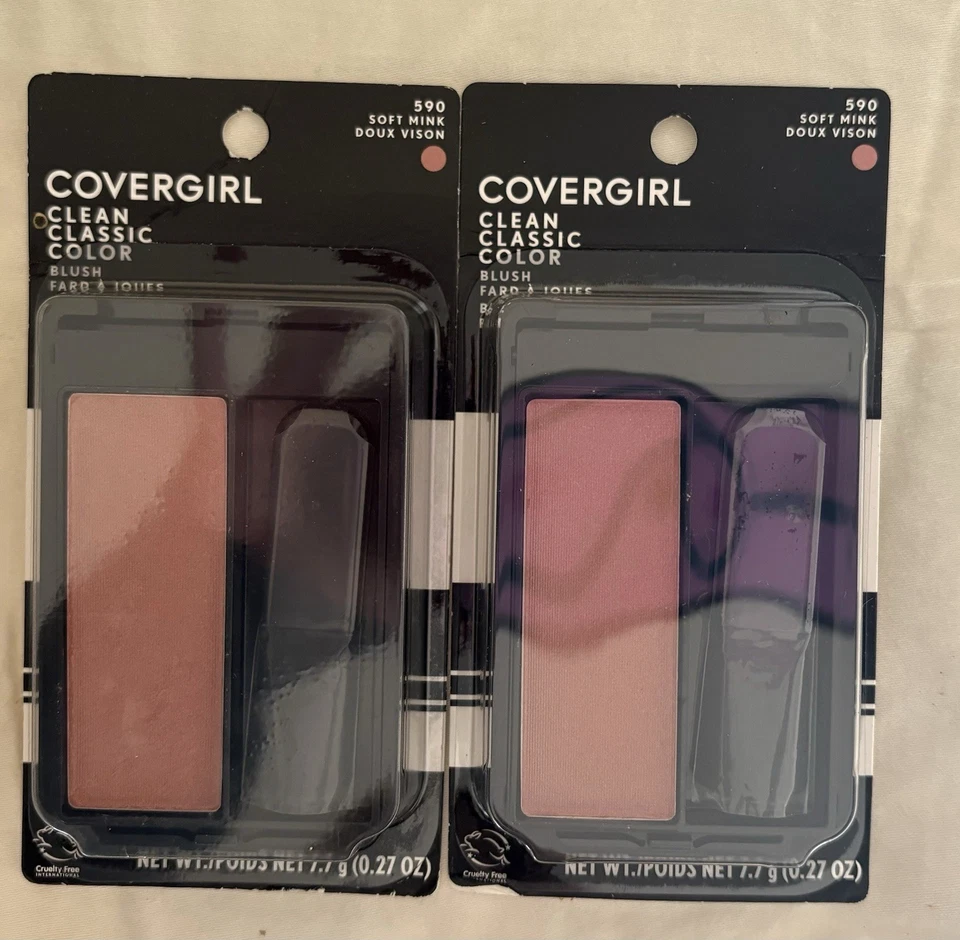 2X Covergirl Clean Classic Color Blush 590 Soft Mink .27 oz - Image 1 of 1