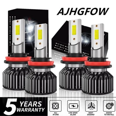 For Ford C-Max 2013-2018 Super Bright LED Headlight Kit H11 H11 Bulbs Cool White Foto 1 de 4