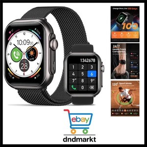 Smartwatch Herren mit 1000mAh Akku, 1,85’’ AMOLED Fitnessuhr Herren mit Telef... - Bild 1 von 10
