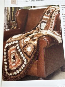 Go Go Granny Afghan Crochet Pattern Page From Book - Picture 1 of 4