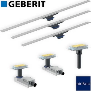 Juego de construcción en bruto Geberit CleanLine60 canalón de ducha desagüe ducha acero inoxidable cepillado - Imagen 1 de 8