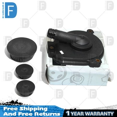 For Mercedes Oil Separator Crankcase Vent Valve PVC Breather + Cam Plugs Kit New Foto 1 de 4