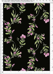 Challis Viskose bedruckt Emylin, gewebtes Blumen Stoff Kleid von Yard - Bild 1 von 4