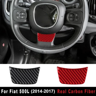 Steering Wheel Panel For Fiat 500L 2014-2017Real Cover Trim Interior Accessories - Image 1 of 4