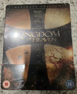 KINGDOM OF HEAVEN Blu-ray Steelbook 2-disc Region-Free UK Zavvi Limited Edition! - Picture 1 of 4