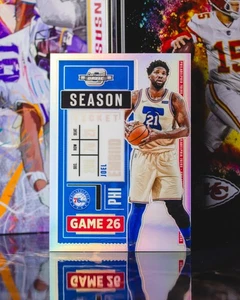 2021-22 Contenders Optic #11 Joel Embiid Silver Prizm - Picture 1 of 2