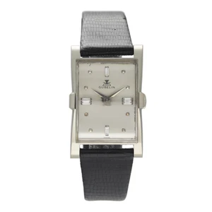Gubelin Vintage Silber Zifferblatt Herrenuhr - Bild 1 von 4