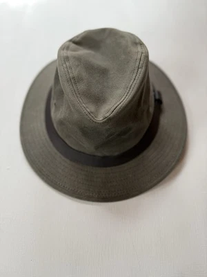 Sombrero Empacador De Colección CC Filson Verde Lona Encerada Tela de Estaño Hombres Talla PEQUEÑA Foto 1 de 4